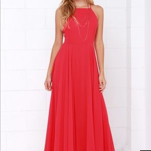 Red Maxi Dress
